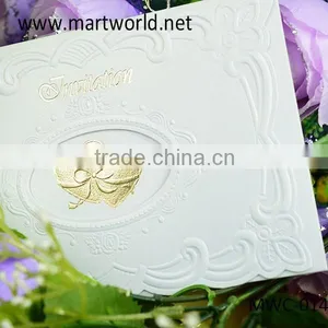 2015 Europe Style Luxurious Wedding Invitation Card for Wholesale, Classic Greeting Cards (MWC-014) thumbnail-3