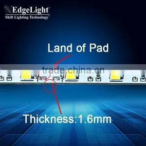 Edgelight ALS-12V-1W4-3014-6-590-96 12V High Brightness Alunimum Led Strip thumbnail-6