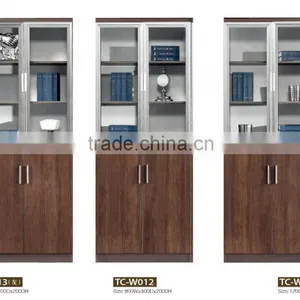 MDF Wood Glass Door Cabinet thumbnail-4