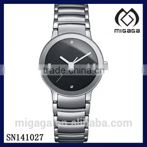 Matt Polishing Gray Women's Black Dial Quartz Watch European Fashion thumbnail-1