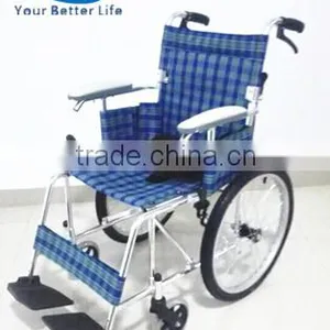 Aluminum Folding Ultra Lightweight Wheelchair thumbnail-1