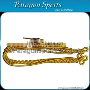 Military Uniform Aiguillette | Double Tip Gold Wire & Silk Uniform Aiguillette thumbnail-2