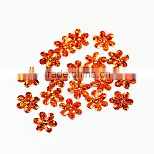 Iridescent Orange Color Flower Sequins Paillette for Decoration thumbnail-2