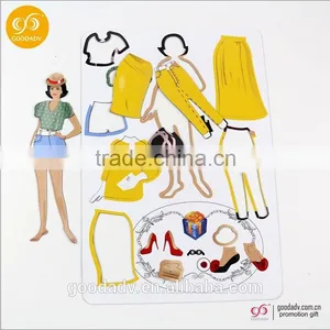 2016 New Products Magnetic Jigsaw Puzzle 27*19cm Fashion Girls Dress up Games thumbnail-5