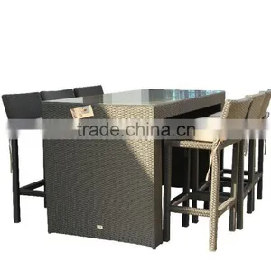 Outdoor Bar Set Cheap Wicker Funiture thumbnail-1