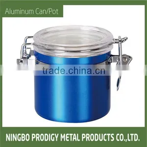 S-Aluminum Chocolate Pot/Jar/Can With Transparent Lid Packaging thumbnail-1