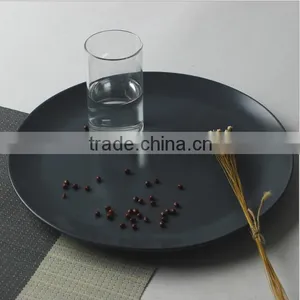 Pasta Pircular Flat Large Steak Dinner Plate Hotel Restaurant Ceramic Tableware SJ-0041 thumbnail-2