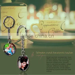 Sublimation Crystal/custom/metal Keychain for Sublimation thumbnail-1