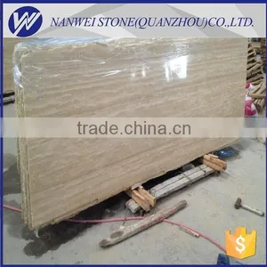 Beige Travertine Marblle Tiles for Shopping Building,metro Station Wall Cladding Tiles thumbnail-1