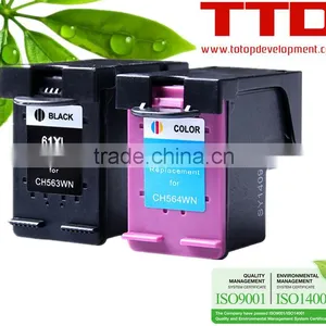 TTD Original Refurbish Ink Cartridge 61XL CH563WN CH564WN for HP Cartridge thumbnail-1