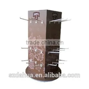 Rotary Cardboard Counter Display With Hooks for Gifts thumbnail-1
