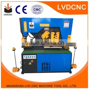 LVD-CNC Q35Y Series 16 20 25 30 Series Universal Multi Function Hydraulic Ironworker Q35Y-16 thumbnail-1