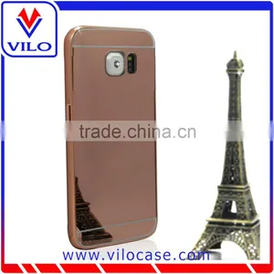 Hot Selling Aluminum Frame Bumper Case With Acylic Back Cover for Samsung S6 thumbnail-1