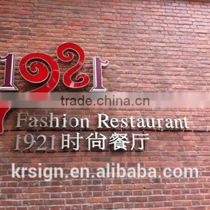 3d Mental Alphabet Letter Sign for Outdoor Signage Using thumbnail-2