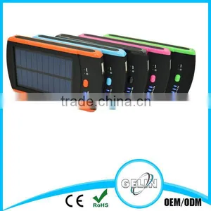 Emergency Power Supply Wireless Charging Dual Usb Solar Power Bank thumbnail-1