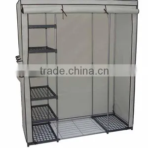 YJ-002 PP NONWOVEN Wardrobes for Small Rooms/METAL WARDROBE/Plastic Shelf Quality Choice thumbnail-1