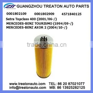 OIL FILTER 0001802109 0001802909 4571840125 FOR SETRA TOPCLASS 400 01- BENZ TOURISMO 94- AXOR 2 04- thumbnail-1