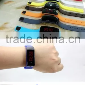 Touch Screen Digital Watches Silicon Watches New Colors and Model Customized Logo Led Watch thumbnail-2