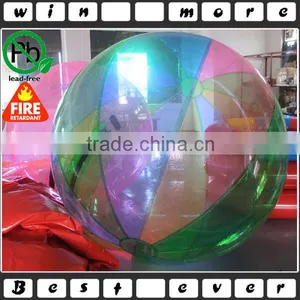 2m PVC/TPU Water Ball for Sale,colorful Inflatable Ball for Pool Use thumbnail-1