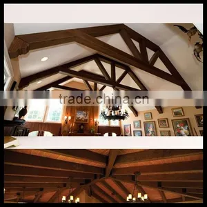 #KU-0002m Polyurethane U Shape Lowes Light Weight for Ceiling Decoration Faux Polyurethane Wood Beam thumbnail-1