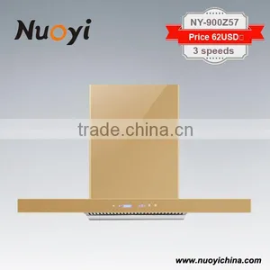 Hot Sale Stainless Steel Self Venting Chinese Kitchen Range Cooker Hood Cooper Motor thumbnail-5