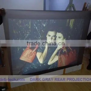 High Quality R Rear Projection Film Black ,high Contrast Grey Color,for Shop thumbnail-1