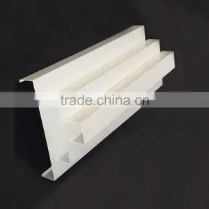 Various Width Suspended Metal Ceiling Panel Aluminum B - Shaped Open Strip Ceiling thumbnail-4