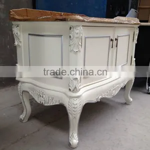 YO-BATH Wholesale Home Furniture Antique Bathroom Vanity Base Cabinet thumbnail-4