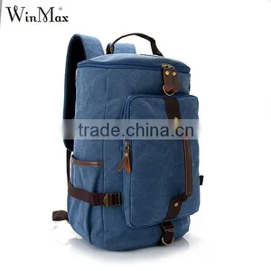 Large Capacity Daily Backpack for Men Travel Hiking Canvas Backpack Bag thumbnail-5
