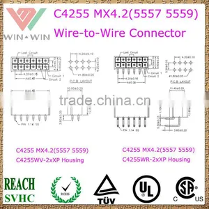 4.2mm Pitch C4255 MX4.2 (5557 5559) Electronic Wire to Wire Connector thumbnail-6