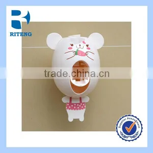 Rabbite Style Automatic Auto Toothpaste Dispenser Squeezing Device Toothbrush Holder thumbnail-1
