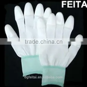 ESD Carbon Fiber PU Top Fit Gloves Anti-static Nylon Knit Gloves thumbnail-1