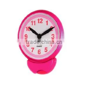Shiny Color Small Magnetic Plastic Memo Clock With Folder thumbnail-1