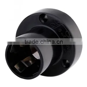 E27 Screw Base Round Plastic Light Bulb Aging and Testing E27 Lamp Holder Adapter Base thumbnail-3