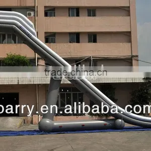2013 New Design High Degree Arc Exciting Giant Inflatable Slide for Yacht and Boat thumbnail-1