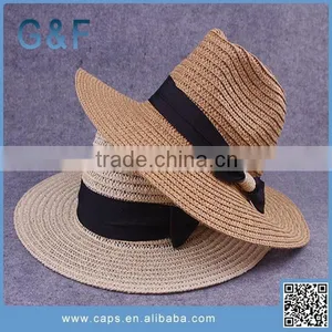 2015 Whoelesale Custom Straw Panama Hat thumbnail-3