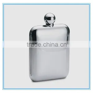 MINI 3d Customized Empty Stainless Steel Flagon/6oz Cheap Whole Sale Flagon /wine Bottle for Sales thumbnail-1