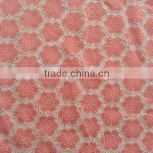 New Arrival YH003# Lace Fabric / High Quality Burning Flower Lace Fabric / New Design Garment Cloth Lace Fabric thumbnail-5