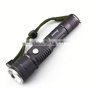 POPPAS 6611 Newest USB Led Flashlight Hunting Waterproof USB Torch Light Quality Choice thumbnail-2