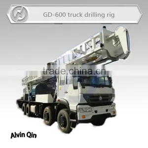 600 Meters Depth Truck Mounted Core Drilling Machine for Mineral Exploration thumbnail-1