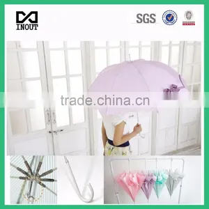8k Straight Pink Cute Long Ladies Umbrella thumbnail-1