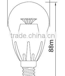 2015 Hot Product! Ra>80 E27 E14 Led Bulb, 6000K LED Light Bulb B45HAP 4W 170-240V SMD Led Bulb Lamp thumbnail-3
