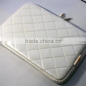 K-OK Classic Horizontal Diamond Texture Zipper PU Leather Tablet Bag Cases With EVA Interlayer for Ipad Air Protector Case thumbnail-1