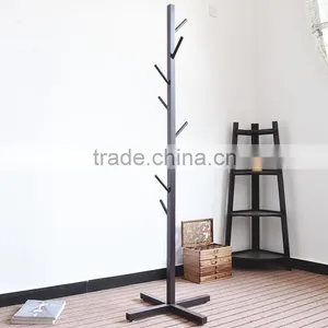 Wood Hangers for Clothes, Tree Shaped Coat Hook, Hat Hook thumbnail-2