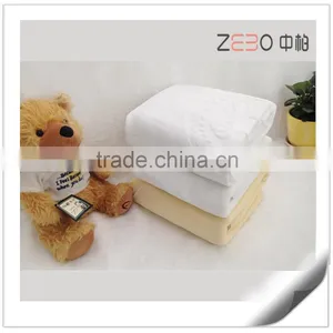 100% Cotton 32s 500gsm Thick White Towels Jacquard Hotel Towel Sets thumbnail-1