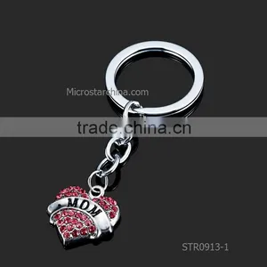 2015 IN STOCK Promotinal Heart Shape Music Key Chain thumbnail-5