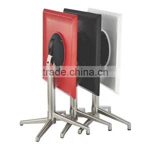 Wholesale Fashion Red Plastic ABS Square Folding Table, Coffee Table Table (NH895) thumbnail-4