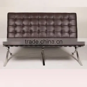 Luxury Design Barcelona Sofa 2 Seat for Living Room thumbnail-2