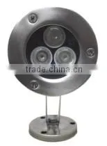 CE RoHS ErP Certified V4A/#316 Stainless Steel Shell AC/DC12V 3W RGB/W Outdoor LED Underwater Light IP68 Structural Waterproof thumbnail-2
