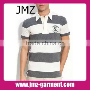 Mens Polo Collar Striped t Shirt 2013 Latest Design thumbnail-1